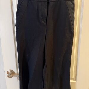 Ann Taylor - Size 14Petite - Black Dress Pants - Ankle Length, Wide Leg